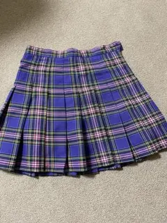 PECO CLUB チェック柄プリーツミニスカート中古のサムネイル