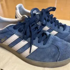 AdidasアディダスガゼルGAZELLEスエードスニーカーネイビーピンクのサムネイル