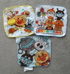 アンパンマン タオル ハンカチ　3枚セット