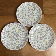 NARUMI 食器　花柄　3枚セット
