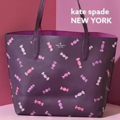 未使用　完売品　Kate Spade キャンディ柄トートバッグ　リバーシブル