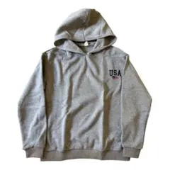 グレー USAパーカー