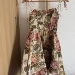 SHEIN フラワープリント ノースリーブワンピース XS