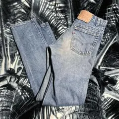 80s USA製 Levi's 517 カスタムデニム W31 ボタン裏552