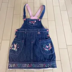 【美品☆超レア】メゾピアノmezzo piano ジャンバースカート　ジャンスカ