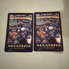 東京ディズニーシー アクアトピア ステッカー 2枚セット