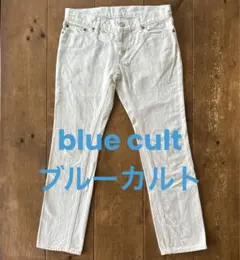 美品⭐️blue cultブルーカルト✖️ロニースコッツコラボ　ホワイトデニム⭐️のサムネイル
