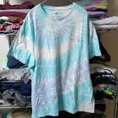 00s simplyヴィンテージLタイダイtシャツUSA直輸入メンズ古着ユニセ