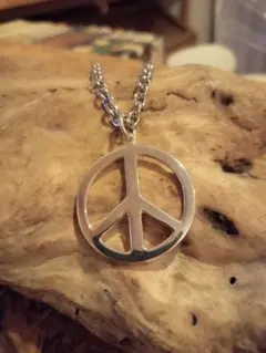 シルバー LOVE & PEACE ネックレス ジョン・レノン・ミュージアム