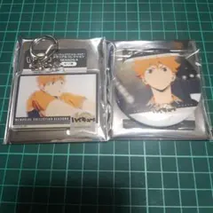 ハイキュー!!展　アクリルキーホルダー　缶バッジ　日向翔陽