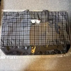 【新品未使用】familiar ファミリア バッグ トートバッグ 黒系チェック