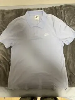 NIKE ポロシャツ ライトブルー Mサイズ