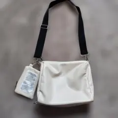 LEPSIM レプシィム ハンドバッグ アイボリー ポーチ付き