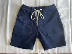 Lee ネイビー ショートパンツ　コーデュロイ