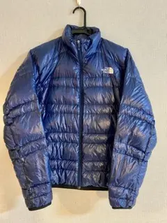 【美品】THE NORTH FACE ネイビーブルー ダウンジャケット　Sサイズ