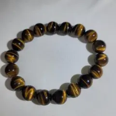 タイガーアイ ストレッチブレスレット１２㎜高品質ＡＡＡ