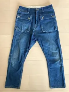 G55 サルエルフラップデニムオーセンティック 30