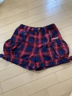 Lindsayリンジー　チェックガラショートパンツ　Ｌ