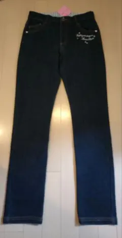 新品未使用 メゾピアノジュニア 裏起毛 パンツ160