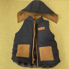 ダウンベスト　キムラタン　nous リバーシブル　アウター　ダウン　ジャンパー