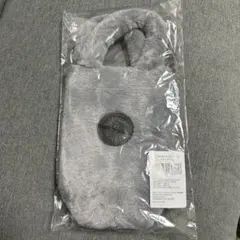 スターバックス ボトルショルダーバッグ ファー グレー