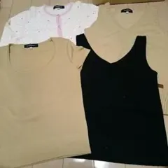 クインズ 春 ピンク ヒョウ柄 黒 ベージュ無地 ミッシュ イング セシル OL