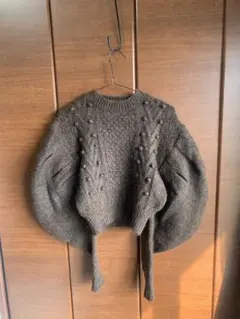 moussy デザイン パワショル バルーン袖 ハンドメイド パフスリーブ