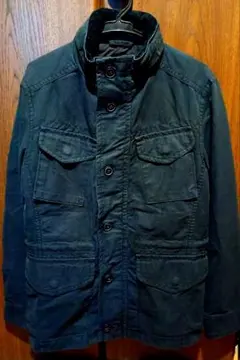 SPAO ミリタリージャケット Mサイズ メッシュ ブラック メンズ レディース