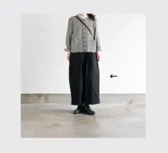 ゴーシュ　スレンヘリンボンワイドパンツ