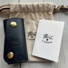 IL BISONTE キーケース ネイビー 【新品・未使用】