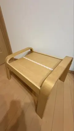 IKEA イケア　ポエング　オットマン　バーチ色　ウッドのサムネイル