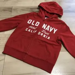 オールドネイビー ロゴジップパーカー☆4T(100) 赤