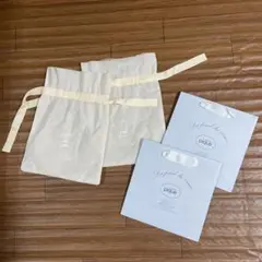 【ジェラートピケ】　ショッパー&不織布　袋　２点セット