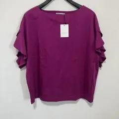 OPAQUE.CLIP オペーク フリル袖カットソー M 38