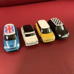 ミニクーパー　プルバックカー　4台まとめ売り
