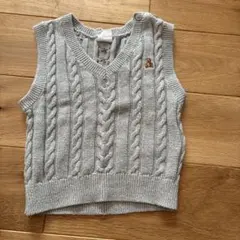 baby GAP ベスト 6-12ヶ月 グレー