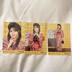 伊藤理々杏 浴衣 3種コンプ