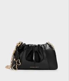 CHARLES & KEITH ルーシュドクロスボディーバッグのサムネイル