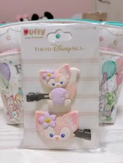 リーナベル　ヘアクリップ2個　東京ディズニーシーのサムネイル