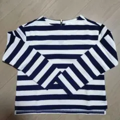 a.v.v standard ネイビーとホワイトストライプ長袖　レディース
