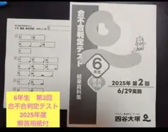 2026年最新】四谷大塚 合不合判定テスト 6年の人気アイテム - メルカリ
