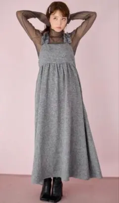 PEACH JOHN チュールストラップ キャミワンピース