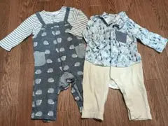 *値下げセンス・オブ・ワンダー、プティマイン　長袖ロンパース　80サイズ*