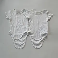 H&M サイズ62  2〜4M  半袖ロンパース　2枚セット