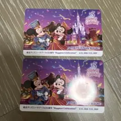 Disney ディズニー　JAL TDC搭乗記念カード　ミッキー　ミニー