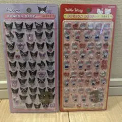 (正規品)サンリオ　ボンボンドロップシールミニ　2点