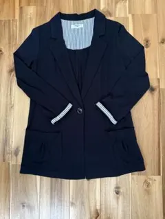 NATURAL BEAUTY BASIC ⭐️ネイビー⭐️ジャケット⭐️sizeS