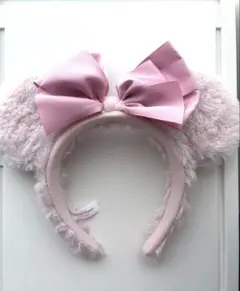 ディズニー ミニー カチューシャ ピンク リボン