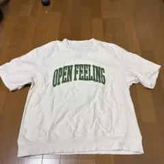 オープンフィーリング Tシャツ アイボリー