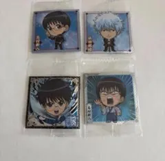 銀魂 坂田銀時 志村新八 ウエハースシール